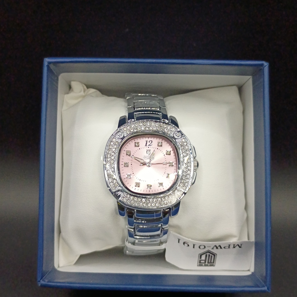 Montres Prestige X Invicta women's watch in steel with a pink dial and gemstone - Picture 3 of 5